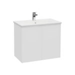 VitrA Integra Square Lavabo Dolabı, 80 cm, İki Kapaklı, Mat Beyaz - Görsel 2