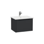 VitrA Integra Square Lavabo Dolabı, 60 cm, Bir Çekmeceli, Mat Grafit - Görsel 2