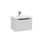 VitrA Integra Square Lavabo Dolabı, 60 cm, Bir Çekmeceli, Mat Açık Gri - Görsel 2