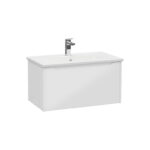 VitrA Integra Square Lavabo Dolabı, 80 cm, Bir Çekmeceli, Parlak Beyaz - Görsel 3