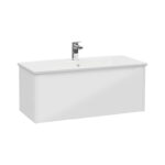 VitrA Integra Square Lavabo Dolabı, 100 cm, Bir Çekmeceli, Parlak Beyaz - Görsel 2