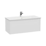 VitrA Integra Square Lavabo Dolabı, 100 cm, Bir Çekmeceli, Mat Beyaz - Görsel 3