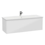 VitrA Integra Square Lavabo Dolabı, 120 cm, Bir Çekmeceli, Parlak Beyaz - Görsel 2