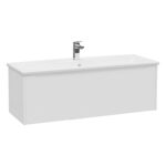 VitrA Integra Square Lavabo Dolabı, 120 cm, Bir Çekmeceli, Mat Beyaz