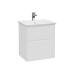 VitrA Integra Square Lavabo Dolabı, 60 cm, İki Çekmeceli , Mat Beyaz - Görsel 2