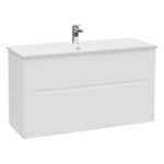 VitrA Integra Square Lavabo Dolabı, 120 cm, İki Çekmeceli , Mat Beyaz