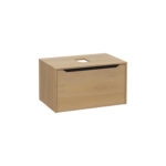 VitrA Integra Square Lavabo Dolabı, 80 cm, Bir Çekmeceli, Çanak Lavabo Uyumlu, Altın Meşe, Lavabosuz - Görsel 2
