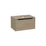 VitrA Integra Square Lavabo Dolabı, 80 cm, Bir Çekmeceli, Çanak Lavabo Uyumlu, Altın Meşe, Lavabosuz - Görsel 3