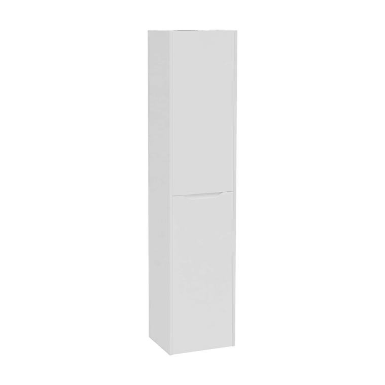 80301-1.jpg VitrA Integra Square Boy Dolabı, 40 cm, İki Kapaklı, Mat Beyaz, Sağ - Görsel 1