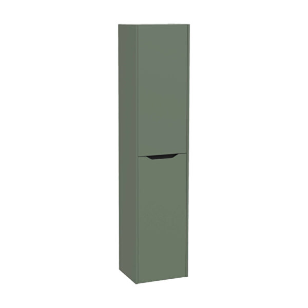 VitrA Integra Square Boy Dolabı, 40 cm, İki Kapaklı, Mat Yeşil, Sol