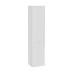 VitrA Integra Square Boy Dolabı, 40 cm, İki Kapaklı, Çamaşır Sepetli, Mat Beyaz, Sağ