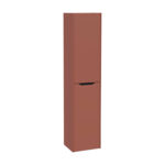 VitrA Integra Square Boy Dolabı, 40 cm, İki Kapaklı, Mat Kırmızı, Sol