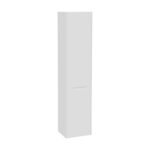 VitrA Integra Square Boy Dolabı, 40 cm, İki Kapaklı, Çamaşır Sepetli, Mat Beyaz, Sol - Görsel 2