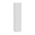 VitrA Integra Square Boy Dolabı, 40 cm, İki Kapaklı, Çamaşır Sepetli, Mat Beyaz, Sol