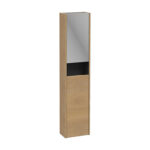 VitrA Integra Square Boy Dolabı, 30 cm, İki Kapaklı, Dar, Altın Meşe, Sol