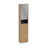 VitrA Integra Square Boy Dolabı, 30 cm, İki Kapaklı, Dar, Altın Meşe, Sol - Görsel 2