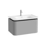 VitrA Gala Lavabo Dolabı, 80 cm, Bir Çekmeceli, Mat Taş Gri