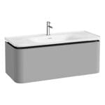 VitrA Gala Lavabo Dolabı, 120 cm, Bir Çekmeceli, Mat Taş Gri