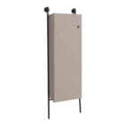VitrA Plural Boy Dolabı, 50 cm, Bir Kapaklı, Mat Soft Bej, Sol
