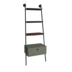 VitrA Plural Merdiven Raflı Ünite, 60 cm, Bir Çekmeceli, Mat Retro Yeşili