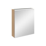 VitrA Core Dolaplı Ayna, 60 cm, Aydınlatmalı, Altın Meşe, Sağ