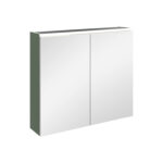 VitrA Core Dolaplı Ayna, 80 cm, Aydınlatmalı, Mat Yeşil