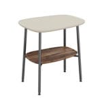 VitrA Plural Yan Ünite, 55 cm, Mat Kum Beji Seramik, Koyu Meşe