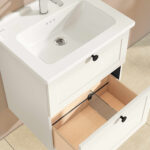 VitrA Root Classic Lavabo Dolabı, 60 cm, İki Çekmeceli, Klasik Lavabo, Mat Beyaz - Görsel 3