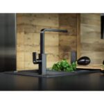 Franke Mythos Flat Black Steel Eviye Armatürü - Görsel 2