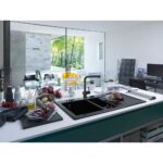Franke Atlas Neo Sensor Doccia Steel Black Eviye Armatürü - Görsel 3