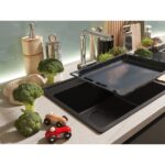 Franke Maris Mrg 610-52 Tl Matt Black Tek Gözlü Damlalıksız Fragranit Eviye - Görsel 4