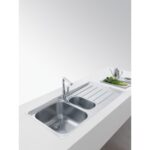 Franke Neptun Slimtop Nex 251 1.5 Gözlü Sağ Damlalıklı Çelik Eviye - Görsel 5