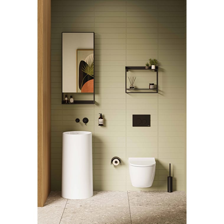 VitrA Archiplan Duble Raf, 45 cm, Metal, Siyah - Görsel 4