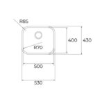 Teka BE 50.40 1B Çelik Eviye - Görsel 6