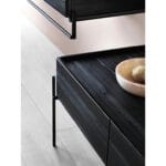 VitrA Equal Alt Ünite, 80 cm, Bir Çekmeceli, Hareli Siyah Meşe - Görsel 3