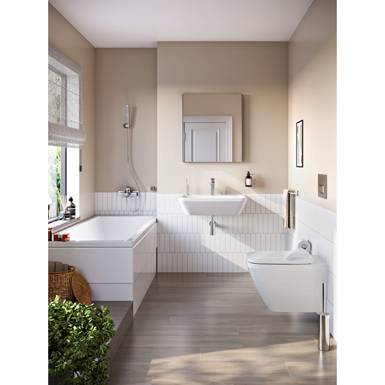 VitrA Base Düz Ayna, 60 cm, Fırçalı Krom - Görsel 9