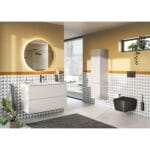 VitrA Metropole Pure Lavabo Dolabı, 100 cm, İki Çekmeceli, Etajerli Lavabolu, Mat Açık Gri - Görsel 2