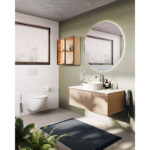 VitrA Metropole Edge Lavabo Dolabı, 100 cm, Bir Çekmeceli, Beyaz Çanak Lavabo Ve Seramik Tezgahlı, Açık Meşe - Görsel 2