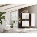 VitrA Base Düz Ayna, 80 cm, Fırçalı Krom - Görsel 5