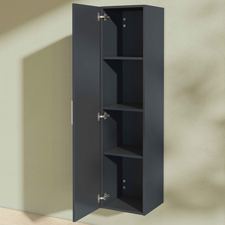 VitrA Mia Boy Dolabı, 35 cm, Parlak Antrasit - Görsel 4