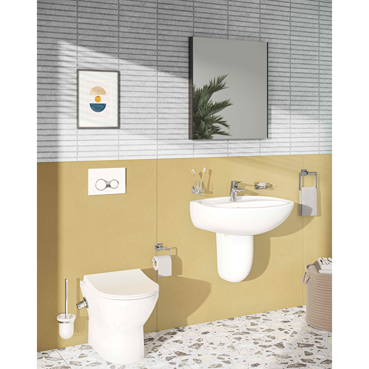 VitrA Base Düz Ayna, 60 cm, Fırçalı Krom - Görsel 5