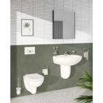 VitrA Base Düz Ayna, 60 cm, Fırçalı Krom - Görsel 4