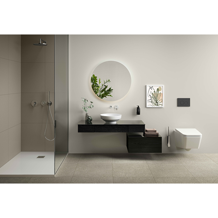 VitrA Origin Alt Ünite, 60 cm, Bir Çekmeceli, Hareli Siyah Meşe - Görsel 2