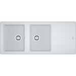 Franke Basis Bfg 621 Bianco 2 Gözlü Sağ/Sol Damlalıklı Fragranit Eviye