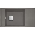 Franke Fresno Fsg 611-88 Stone Grey Tek Gözlü Damlalıksız Fragranit Eviye