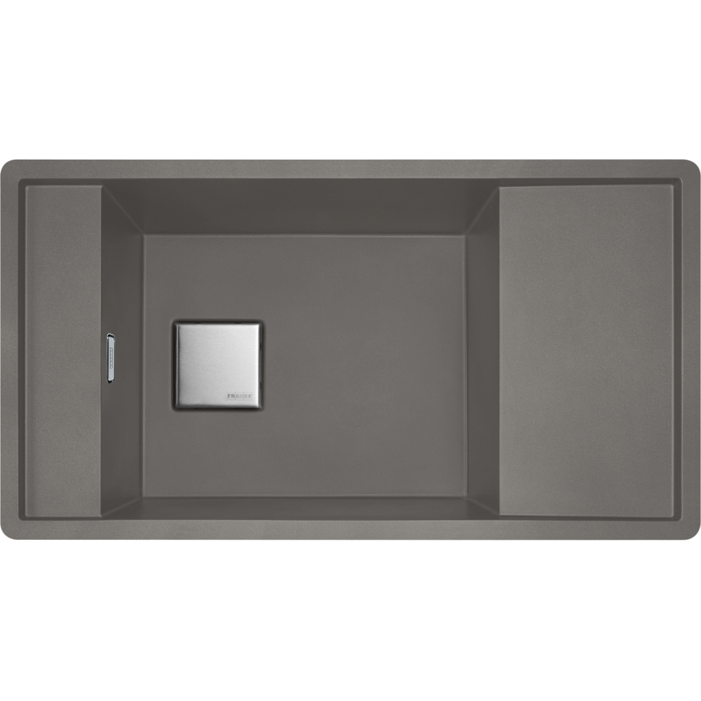 PP001_114.0633.416-1.jpg Franke Fresno Fsg 611-88 Stone Grey Tek Gözlü Damlalıksız Fragranit Eviye - Görsel 1