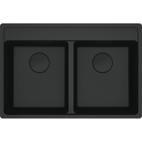 Franke Maris Mrg 620-35-35 Tl Matt Black 2 Gözlü Damlalıksız Fragranit Eviye