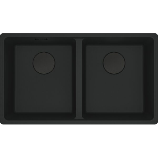Franke Maris Mrg 120-35-35 Matt Black 2 Gözlü Damlalıksız Fragranit Eviye
