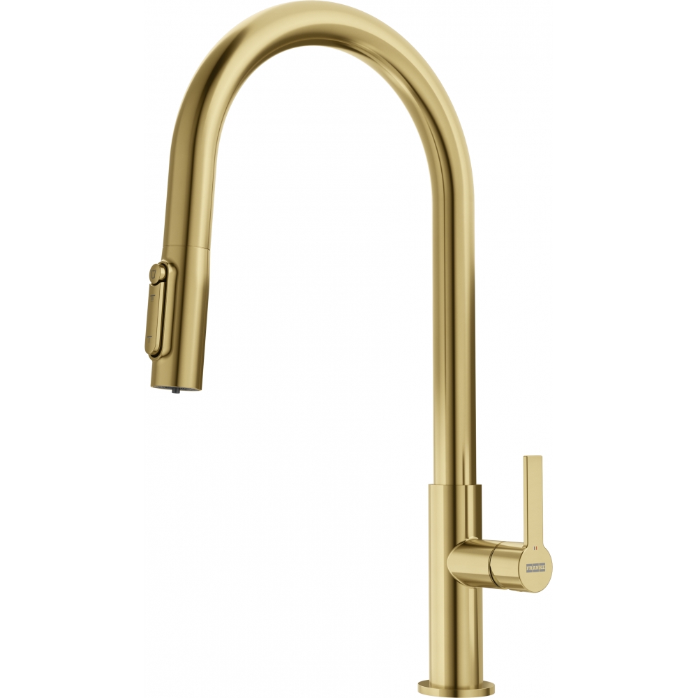 PP001_120.0736.601.jpg Franke Maris Slim Clear Gold Eviye Armatürü - Görsel 1