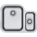 Franke Smart Srx 160-34-16 1.5 Gözlü Tezgahaltı Çelik Eviye